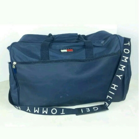 Tommy Hilfiger Other - Tommy. Hilfiger Duffel Bag Logo Spell Out Blue